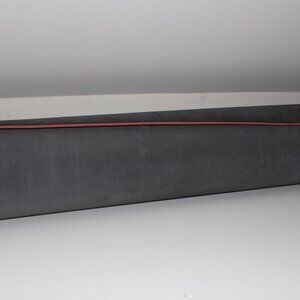 Peloton Red Black Reversible Workout Mat Yoga 70"x26" 5mm Thick Rubber